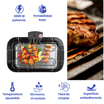 Parrilla Eléctrica sin Humo para Asados + Envio Gratis